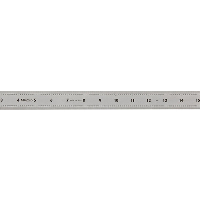 Mitutoyo Wide Rigid Steel Rule 18"