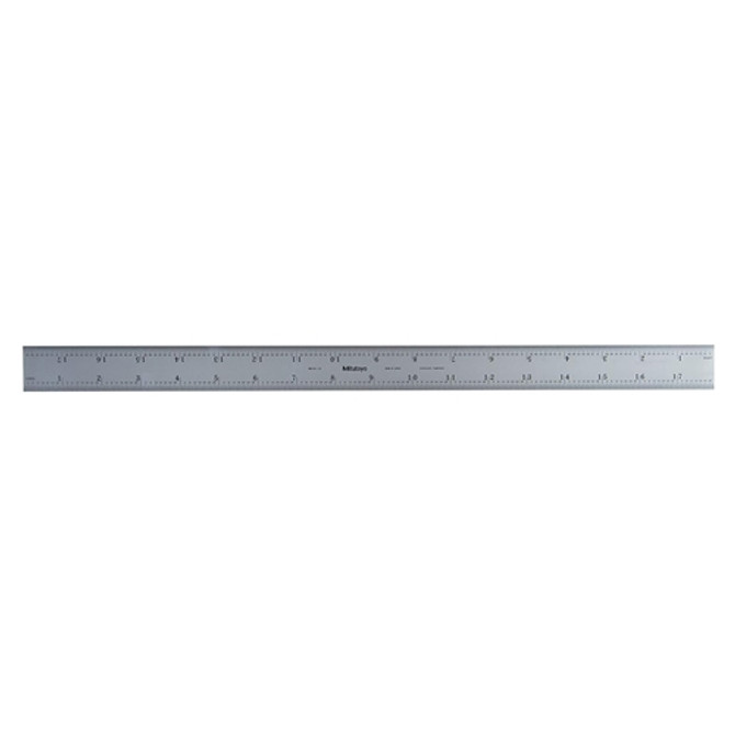 Mitutoyo Wide Rigid Steel Rule 18" / 450mm