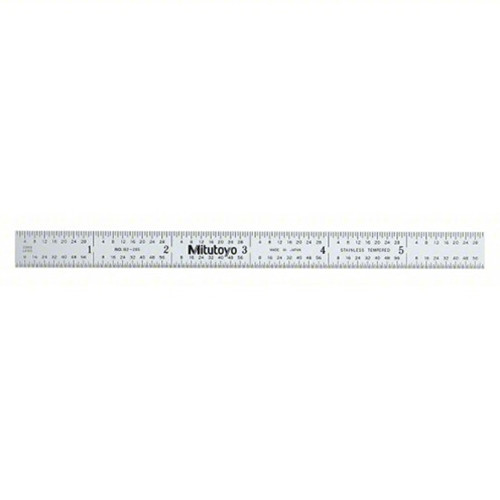 Mitutoyo Full Flexible Steel Rule 6" / 150mm