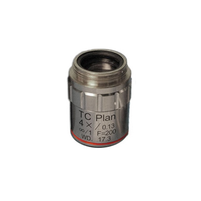 TC Planachromat Infinity Corrected 4x Microscope Objective