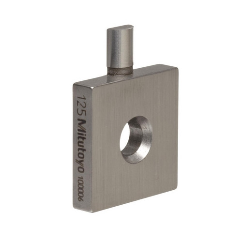 Mitutoyo Half Round Jaw for Square Gage Blocks, 0.125"