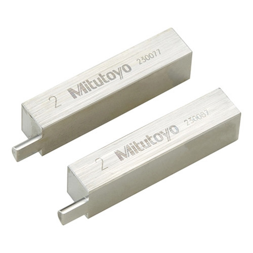 Mitutoyo Half Round Jaws for Gage Blocks, 2mm