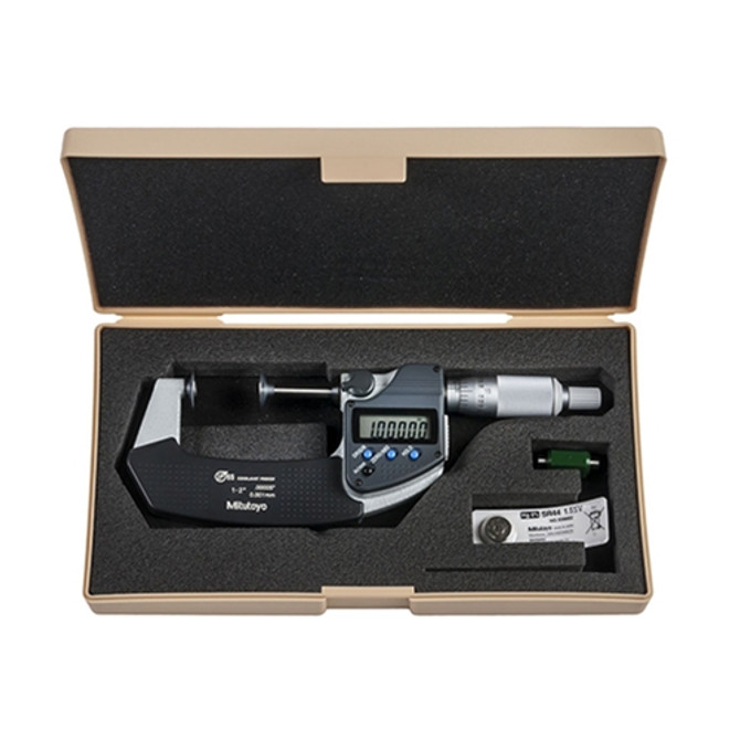 Mitutoyo Digital Disk Non-Rotating Micrometer 1-2" or 25.4-50.8mm