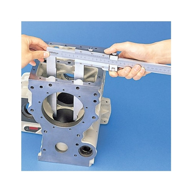 Mitutoyo Long Jaw Fine Adjustment Vernier Caliper 0-300mm / 0-12" Accuracy 0.04mm