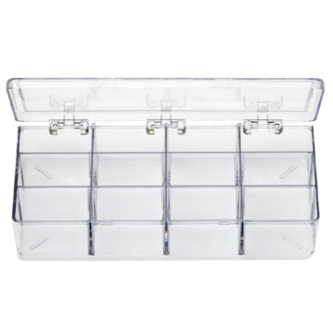 Partitioned 12 Compartment Rectangular Box 7" x 3.75"