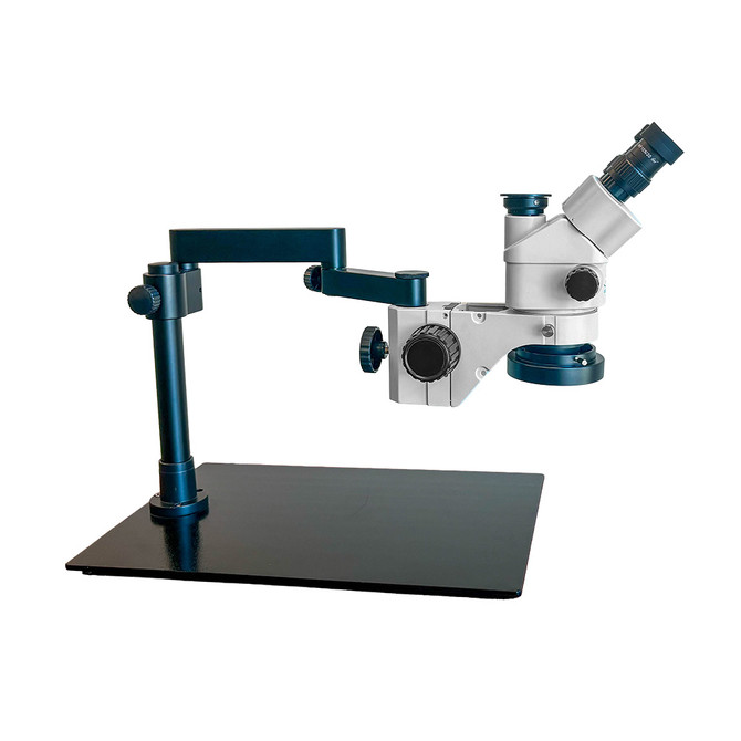 S6 Articulated Arm Stereo Zoom LED Microscope 7x-45x