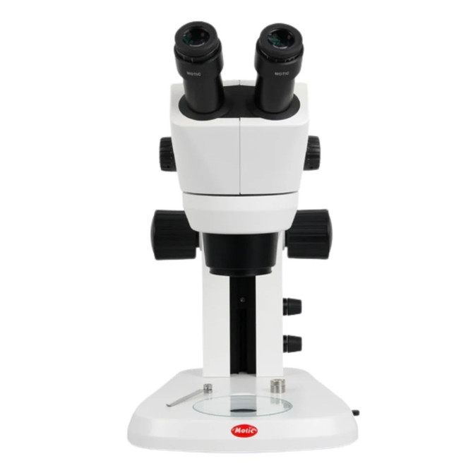 Motic SMZ-172 Stereo Zoom Microscope on LED Stand