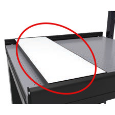 Sliding Shelf for Vibration Isolation Workstation