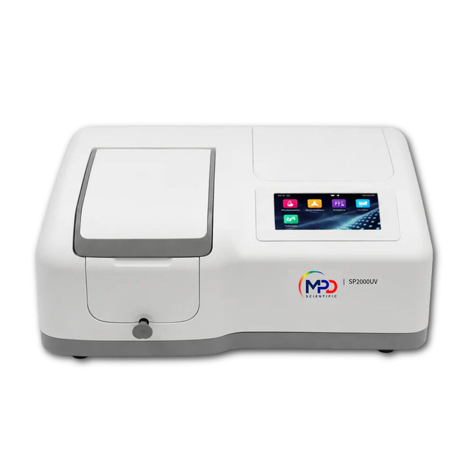 UV-Visible Spectrophotometer 195-1050nm, 2nm Bandwidth