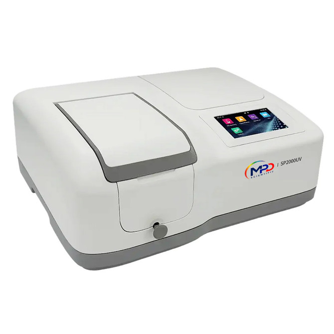 UV-Visible Spectrophotometer 195-1050nm, 2nm Bandwidth