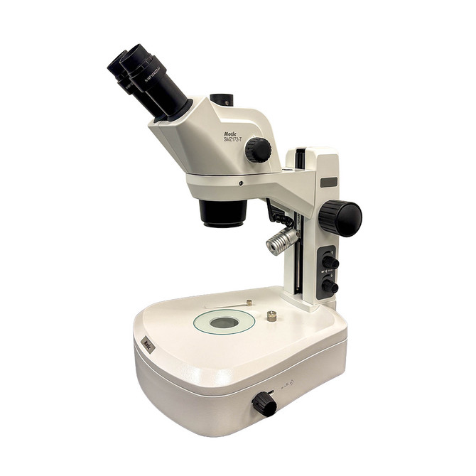 Trinocular Stereo Zoom Brightfield / Darkfield Binocular Microscope with Single Spot