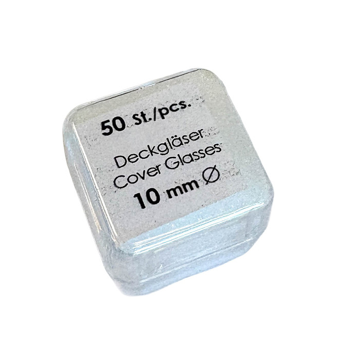 Round cover glass No.3, 10mm Diameter