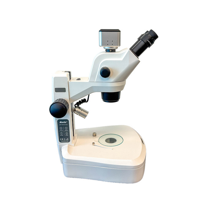 WiFi Digital Stereo Zoom Microscope on BF/DF Stand with Single Spot