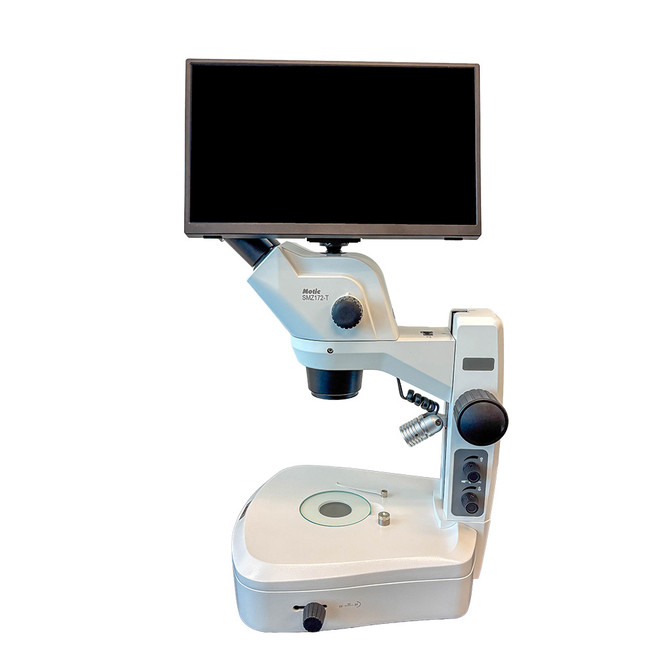 SMZ-172 LCD Digital Stereo Zoom BF/DF Microscope with Single Spot