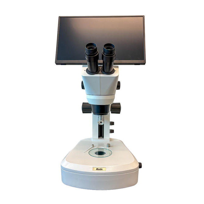 SMZ-172 LCD Digital Stereo Zoom BF/DF Microscope with Single Spot