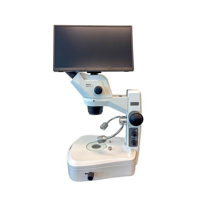 SMZ-172 LCD Digital Stereo Zoom BF/DF Microscope with Dual Spot