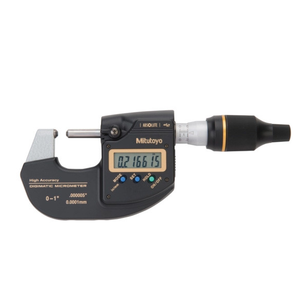 Mitutoyo Ultra High Accuracy Digimatic Micrometer 0-1 in