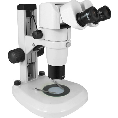 Ergonomic Common Main Objective Stereo Zoom Microscope 8x-80x on Lighted Stand