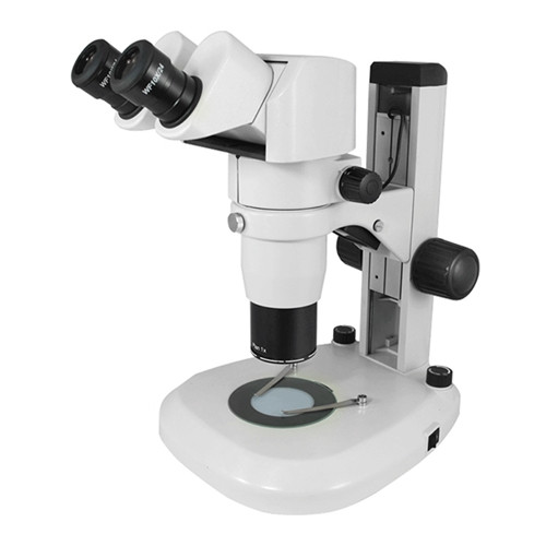 Ergonomic Common Main Objective Stereo Zoom Microscope 8x-80x on Lighted Stand