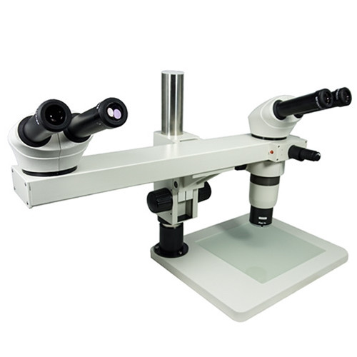 Dual Head Teaching Common Main Objective Stereo Microscope Plan Achro