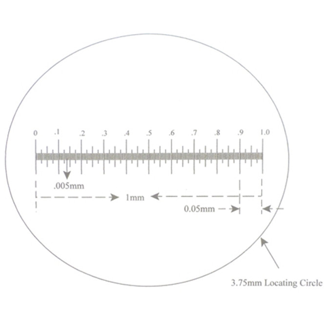 Stage Micrometer 1mm - 200 Divisions KR868