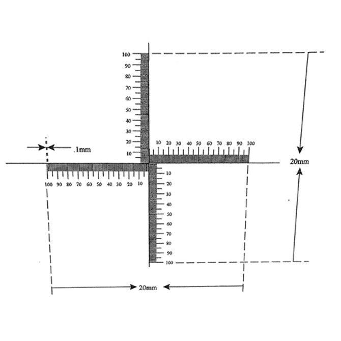 Reticle Pinwheel 20mm 200 Divisions
