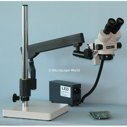 Meiji EMZ-5 Stereo Zoom Microscope Articulated Arm Stand
