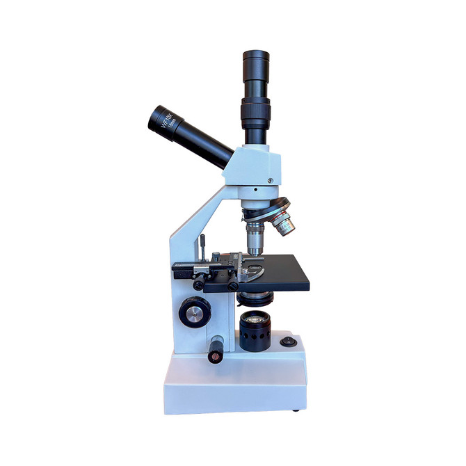 Richter Optica HS-1+1 Dual Head Student Microscope with Mechanical Stage