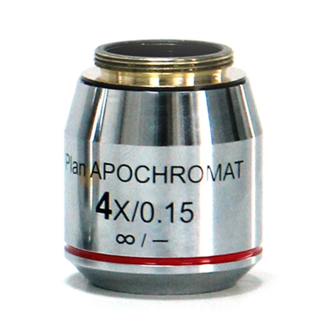 Plan Apochromat 4x Microscope Objective Lens