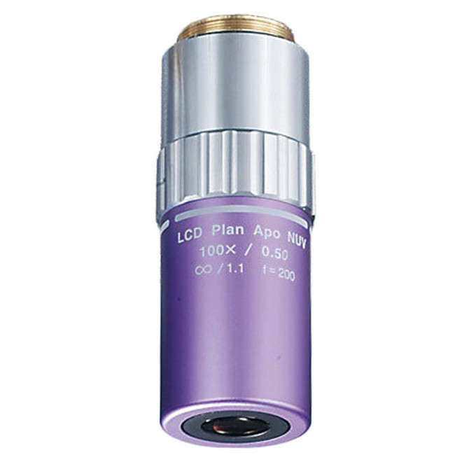 Mitutoyo LCD Plan Apo NUV 100x Objective 1.1 Glass