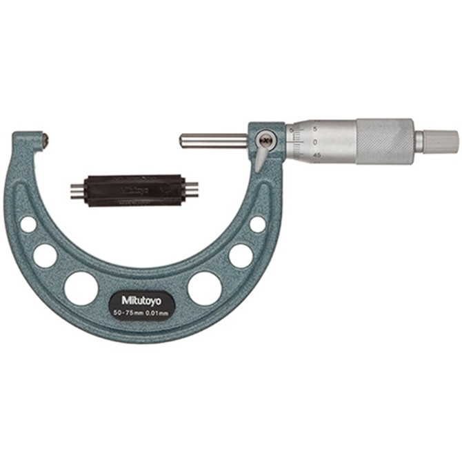 Mitutoyo Spherical Face Spherical Spindle Vernier Micrometer 50-75mm