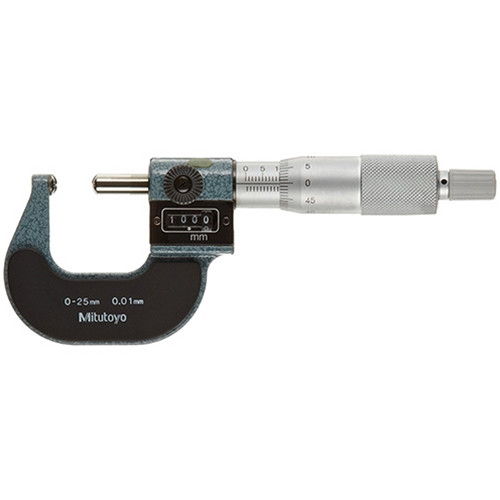 Mitutoyo Spherical Face Spherical Spindle Mechanical Counter Micrometer 0-25mm
