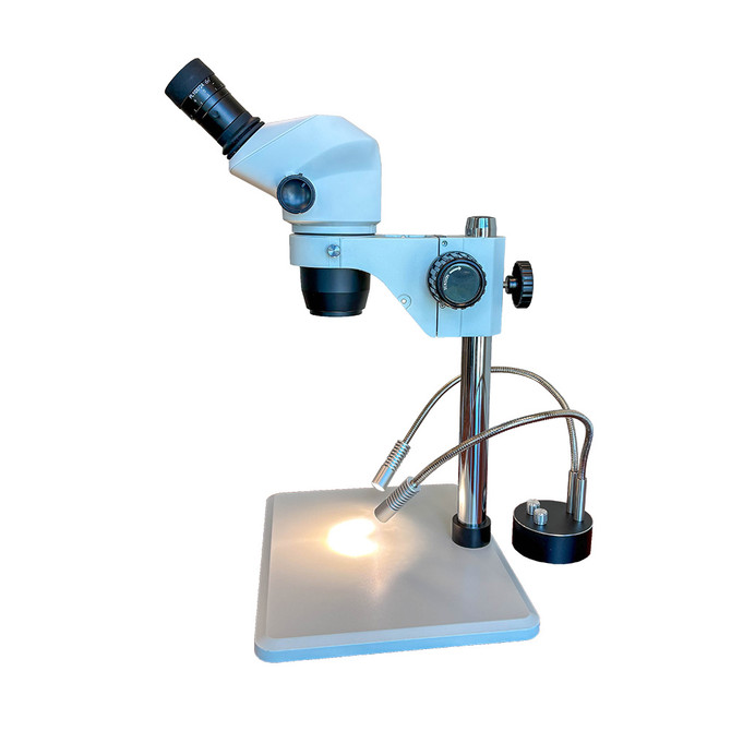 FZ8 Stereo Zoom Microscope with Dual Pipe Lights