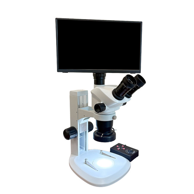 High Resolution Stereo Zoom HD Digital Track Stand Microscope