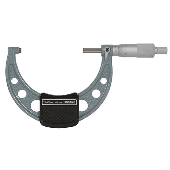 Mitutoyo Vernier Outside Micrometer 75-100mm Ratchet Stop