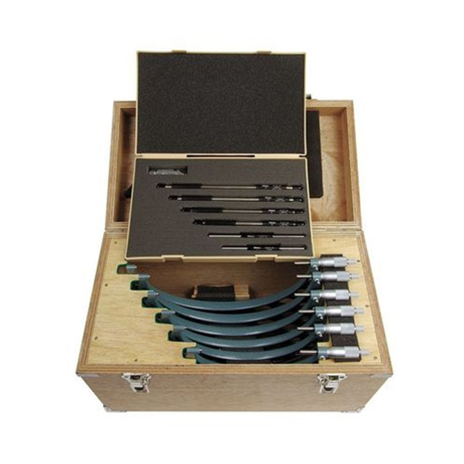 Mitutoyo Vernier Outside Micrometer 6-Piece Set 150-300mm