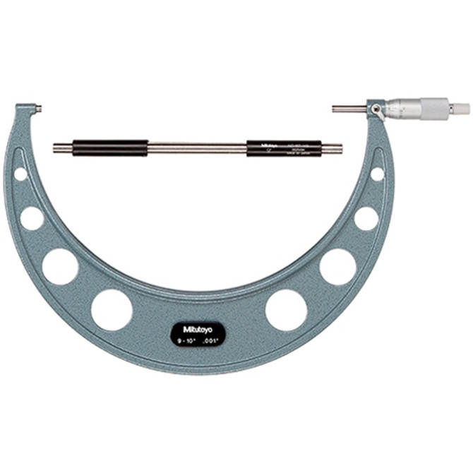 Mitutoyo Vernier Outside Micrometer 9-10" Ratchet Stop