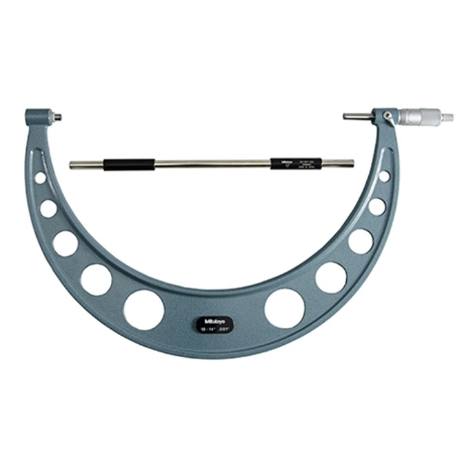 Mitutoyo Vernier Outside Micrometer 13-14" Ratchet Stop