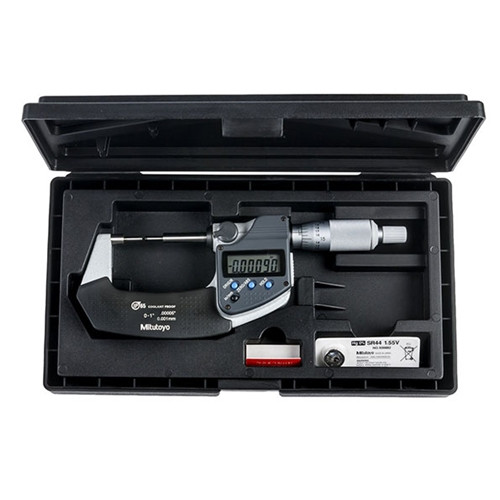 Mitutoyo Digimatic 10mm Spline Micrometer 0-1" / 0-25.4mm