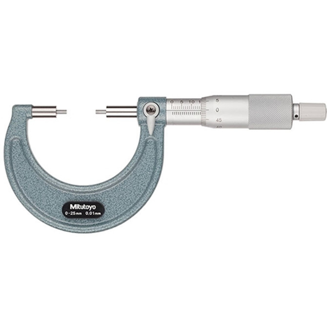 Mitutoyo Vernier 10mm Spline Micrometer 0-25mm