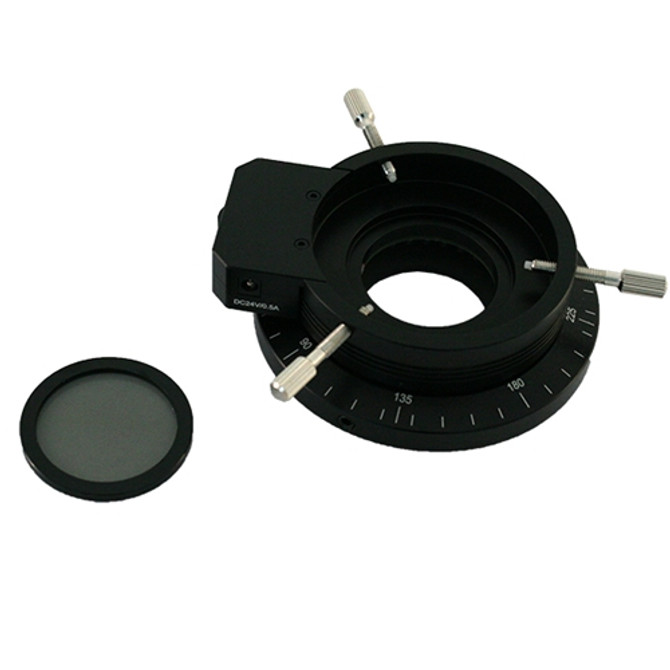 Polarizing 120 LED Ring Light for Stereo Microscopes