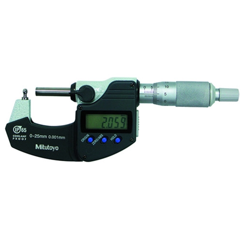 Mitutoyo Digital Tube Micrometer 0-1" / 0-25.4mm Spherical Type B