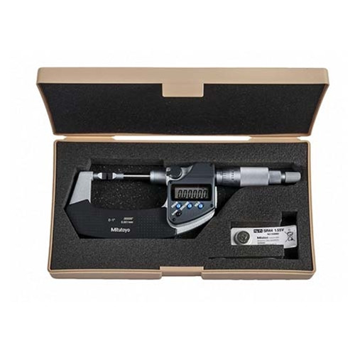 Mitutoyo Digital Blade Micrometer 0-1" / 0-25.4mm 4mm Carbide Blade