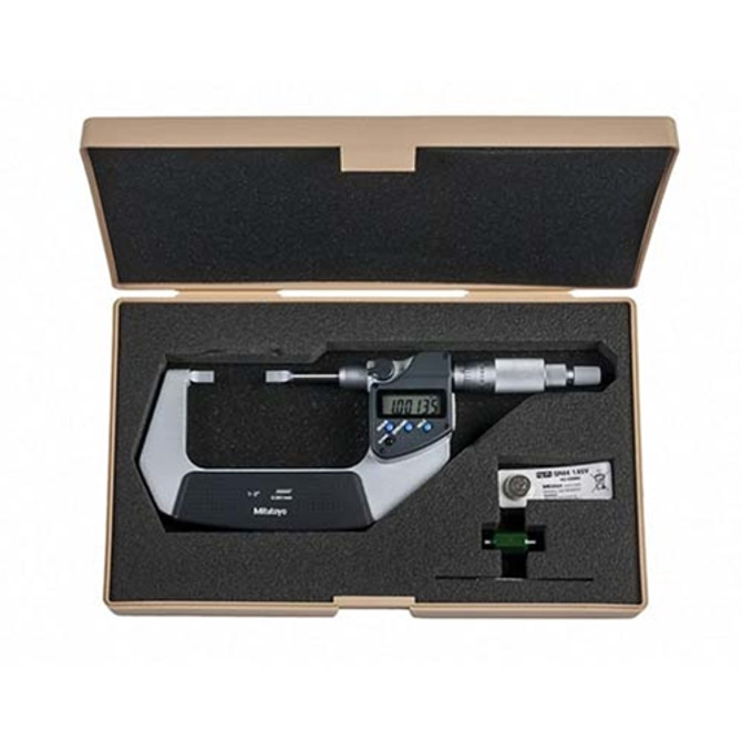 Mitutoyo Digital Blade Micrometer 1-2" / 25.4-50.8mm 6.5mm Blade