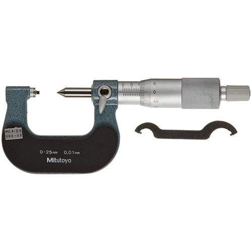 Mitutoyo Vernier Screw Thread Micrometer 0-25mm