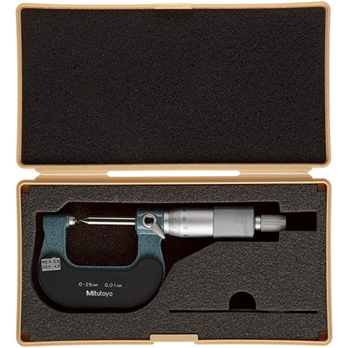 Mitutoyo Vernier Screw Thread Micrometer 0-25mm