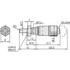 Mitutoyo Fine Spindle Feed 0.1mm Revolution Micrometer Head 0-6.5mm Small Thimble Diameter