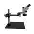 S6 Stereo Boom Stand Rectangular Base Microscope 7x-45x
