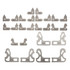 Radius Gage Set with 26 Leaves