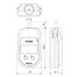 Digital Handheld Tachometer Dimensions